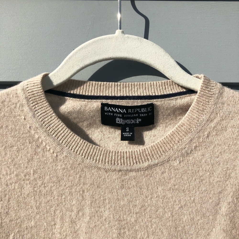 Marino/Cashmere Blend Banana Republic Sweater